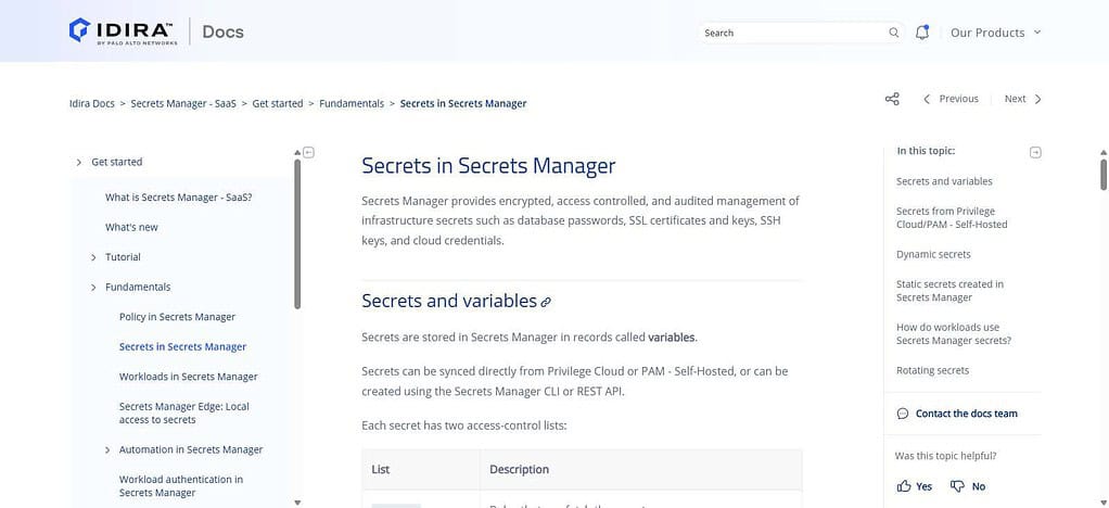 CyberArk Secrets Manager