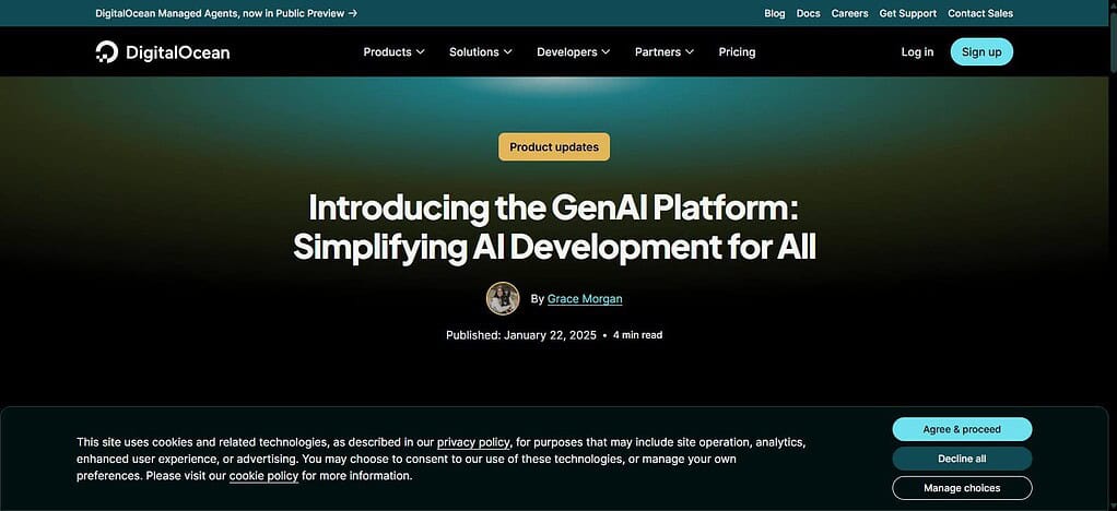 DigitalOcean GenAI Platform