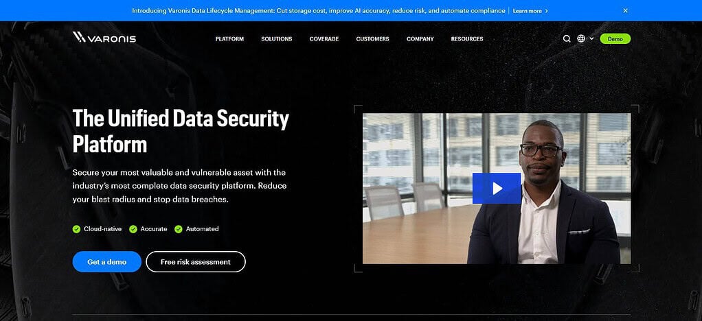 Varonis Unified Data Security Platform