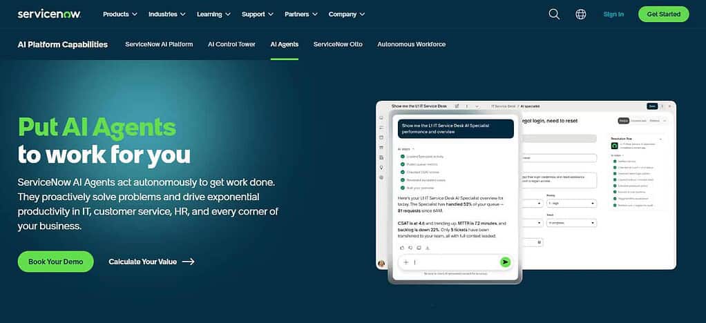 ServiceNow AI Agents