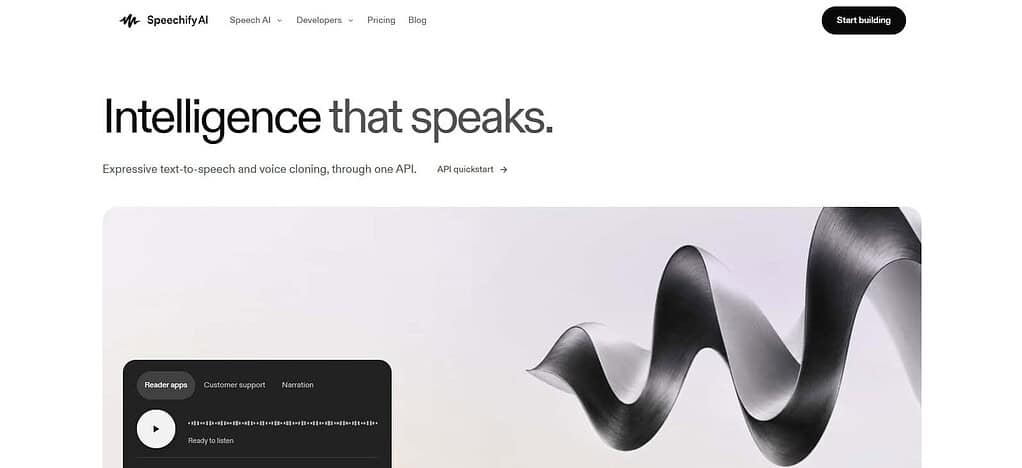 Speechify API